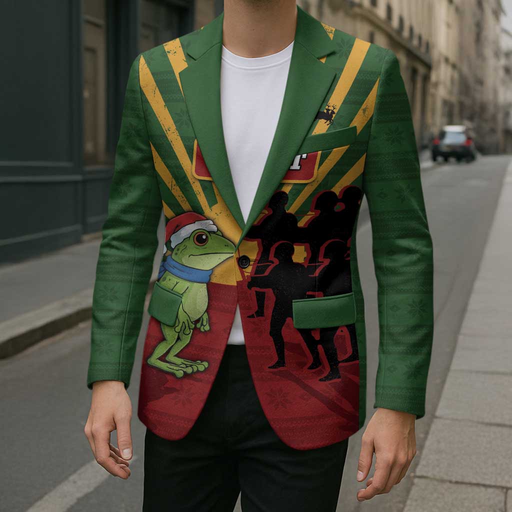 Merry Resistmas Blazer Resist Portland Frog - Wonder Print Shop