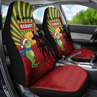 Merry Resistmas Car Seat Cover Resist Portland Frog - Wonder Print Shop