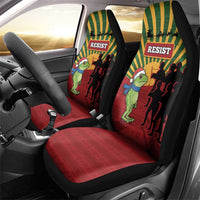 Merry Resistmas Car Seat Cover Resist Portland Frog - Wonder Print Shop