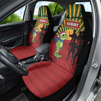Merry Resistmas Car Seat Cover Resist Portland Frog - Wonder Print Shop
