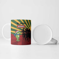 Merry Resistmas Ceramic Mug Resist Portland Frog - Wonder Print Shop