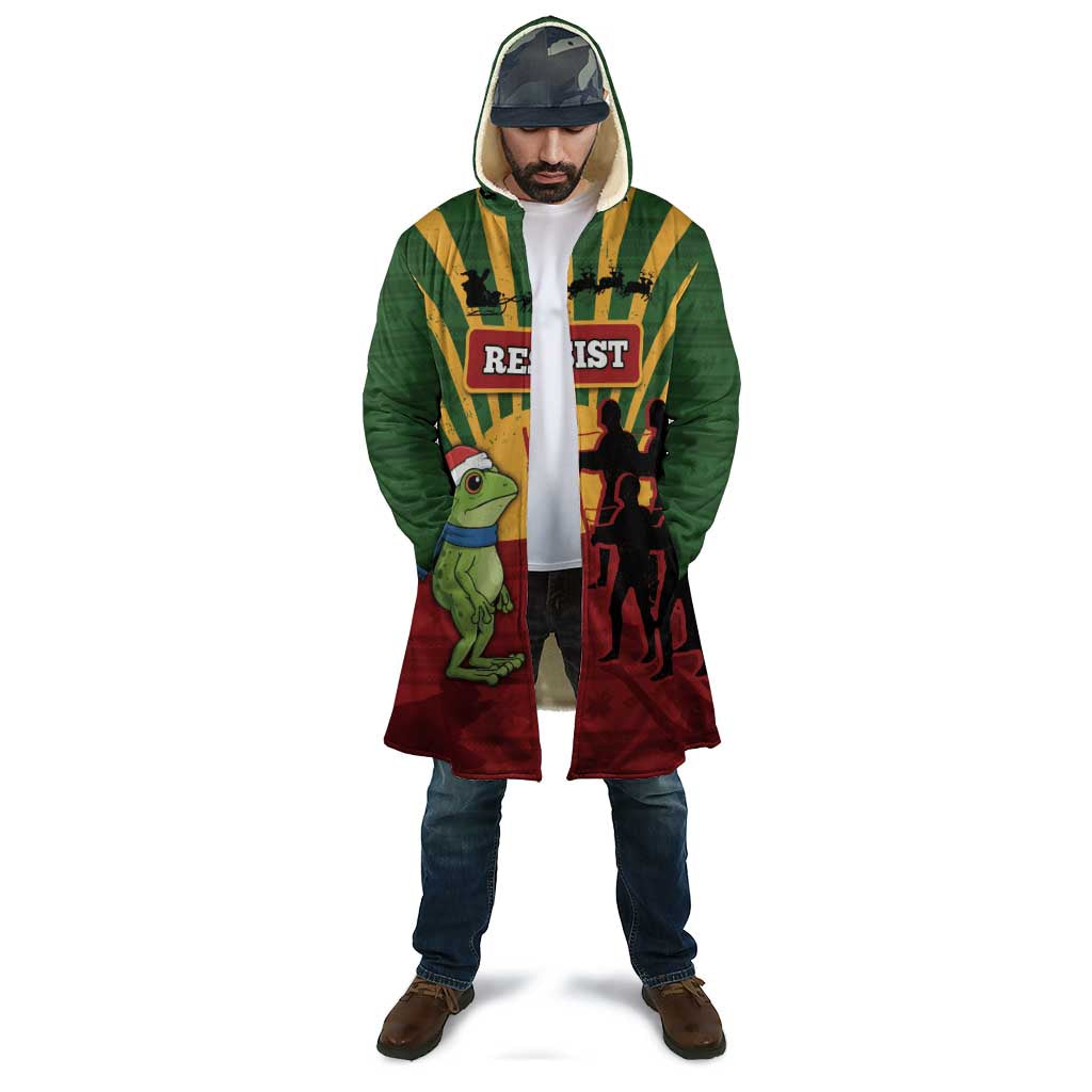 Merry Resistmas Cloak Resist Portland Frog - Wonder Print Shop