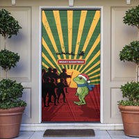 Merry Resistmas Door Cover Resist Portland Frog - Wonder Print Shop