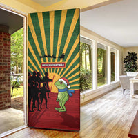 Merry Resistmas Door Cover Resist Portland Frog - Wonder Print Shop