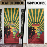 Merry Resistmas Door Cover Resist Portland Frog - Wonder Print Shop