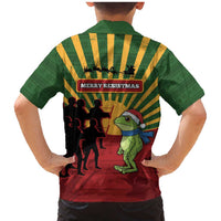 Merry Resistmas Family Matching Mermaid Dress and Hawaiian Shirt Resist Portland Frog - Wonder Print Shop