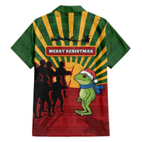 Merry Resistmas Family Matching Puletasi and Hawaiian Shirt Resist Portland Frog - Wonder Print Shop
