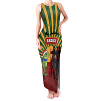 Merry Resistmas Family Matching Tank Maxi Dress and Hawaiian Shirt Resist Portland Frog - Wonder Print Shop