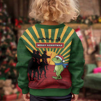 Merry Resistmas Kid Ugly Christmas Sweater Resist Portland Frog - Wonder Print Shop