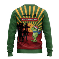 Merry Resistmas Ugly Christmas Sweater Resist Portland Frog - Wonder Print Shop