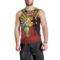 Merry Resistmas Men Tank Top Resist Portland Frog - Wonder Print Shop