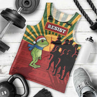 Merry Resistmas Men Tank Top Resist Portland Frog - Wonder Print Shop