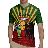 Merry Resistmas Rugby Jersey Resist Portland Frog - Wonder Print Shop