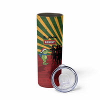 Merry Resistmas Skinny Tumbler Resist Portland Frog - Wonder Print Shop