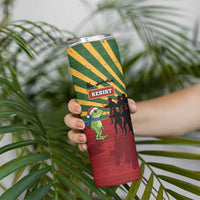 Merry Resistmas Skinny Tumbler Resist Portland Frog - Wonder Print Shop