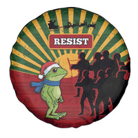Merry Resistmas Spare Tire Cover Resist Portland Frog - Wonder Print Shop