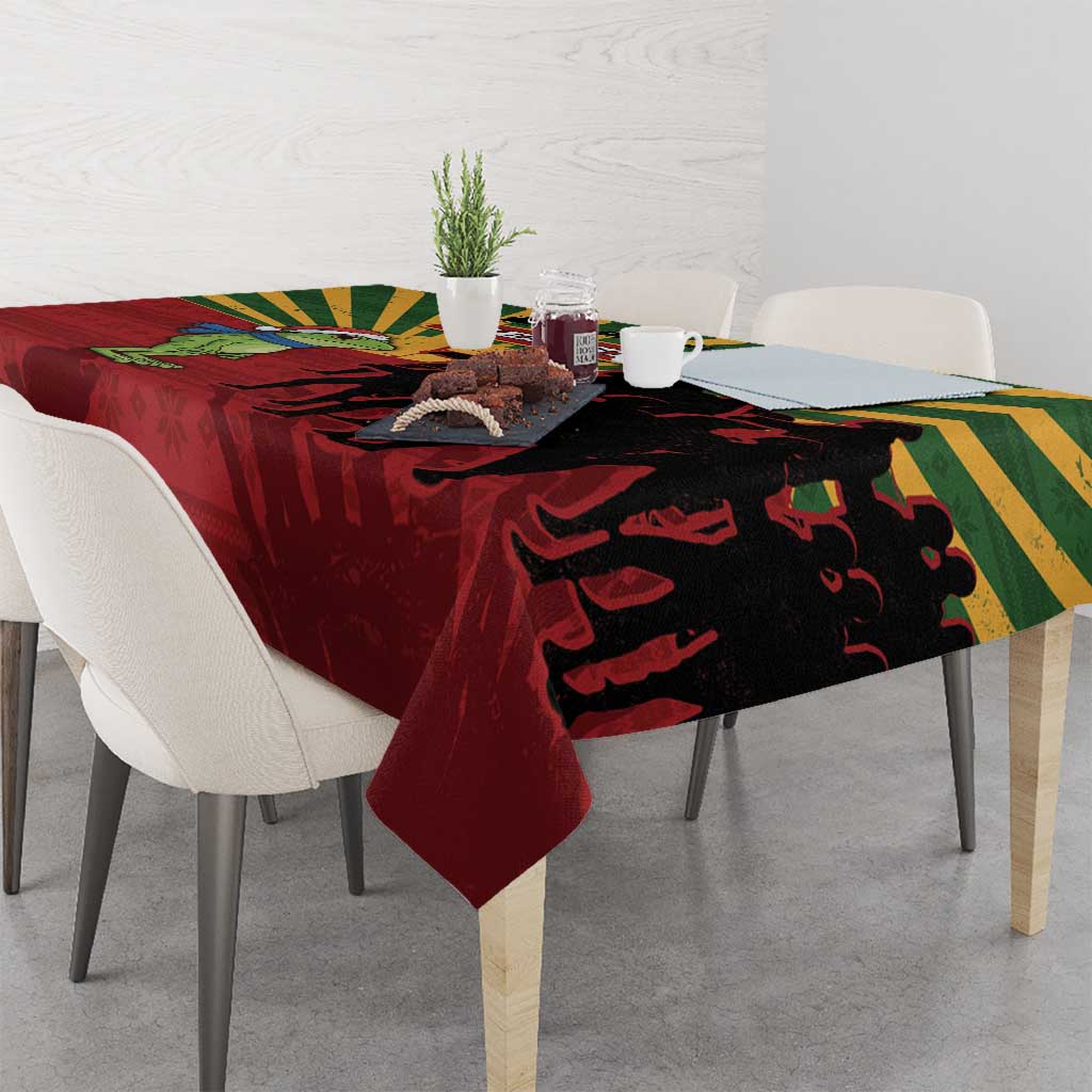 Merry Resistmas Tablecloth Resist Portland Frog - Wonder Print Shop