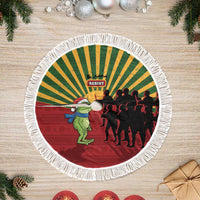 Merry Resistmas Tree Skirt Resist Portland Frog - Wonder Print Shop