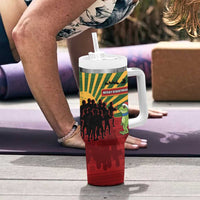 Merry Resistmas Tumbler With Handle Resist Portland Frog - Wonder Print Shop