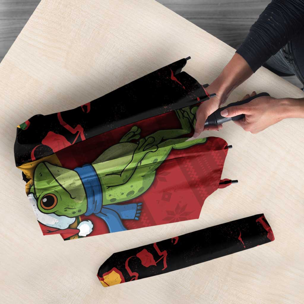 Merry Resistmas Umbrella Resist Portland Frog - Wonder Print Shop
