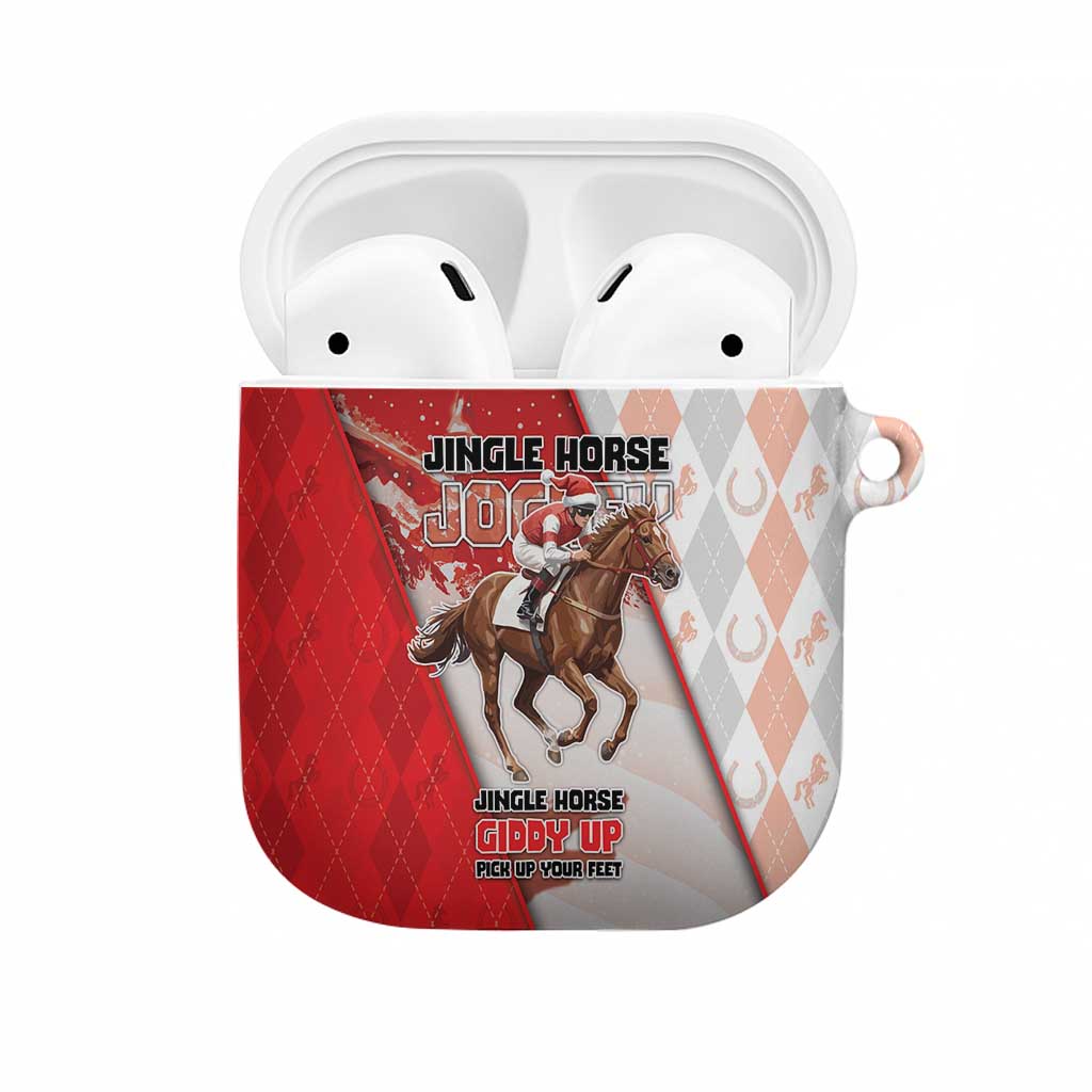 Horse Racing Christmas AirPods Case Giddy Up Pick Up Your Feet - Wonder Print Shop