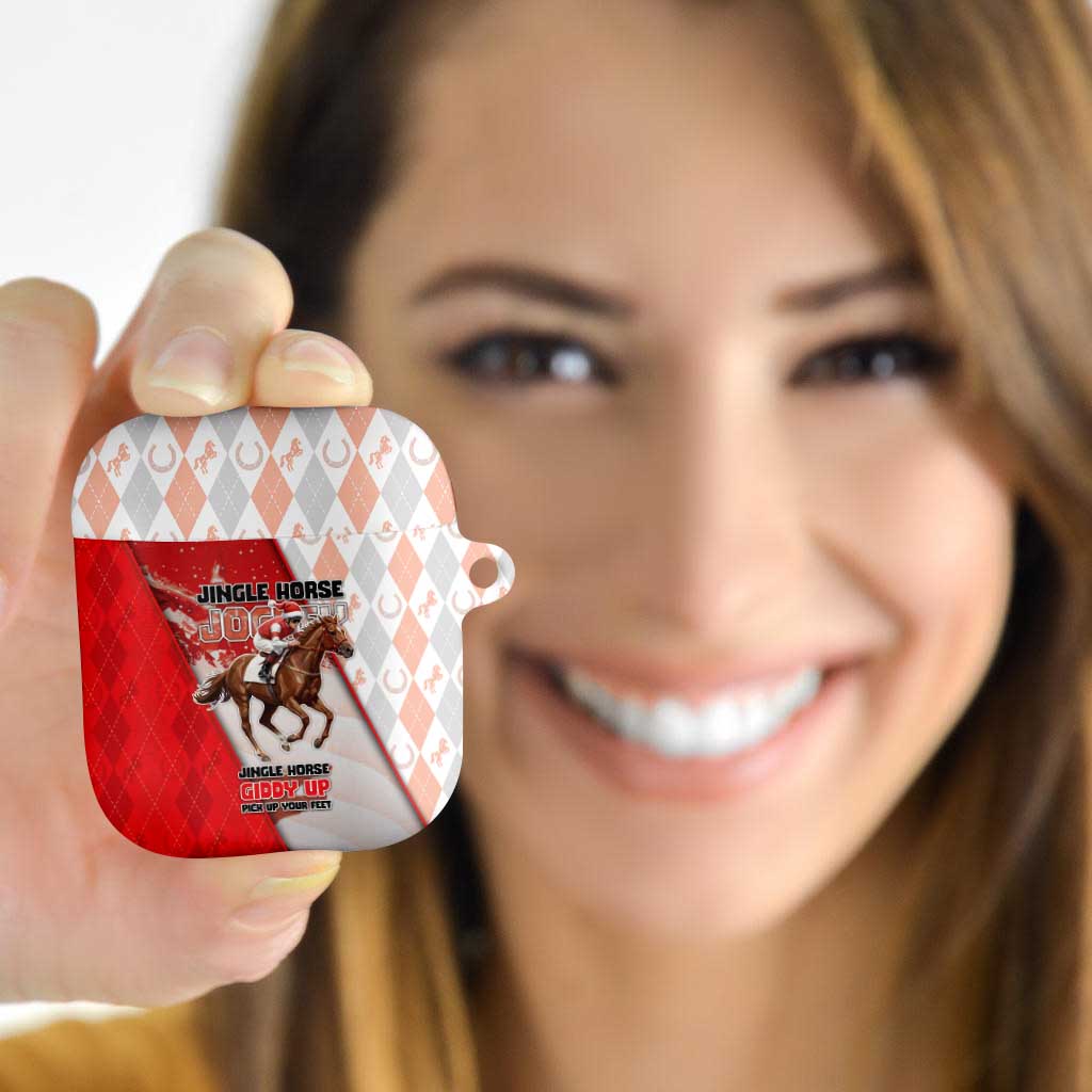 Horse Racing Christmas AirPods Case Giddy Up Pick Up Your Feet - Wonder Print Shop