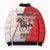 Horse Racing Christmas Bomber Puffer Jacket Giddy Up Pick Up Your Feet - Wonder Print Shop