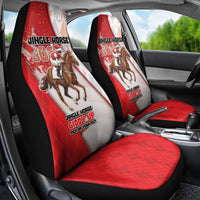 Horse Racing Christmas Car Seat Cover Giddy Up Pick Up Your Feet - Wonder Print Shop