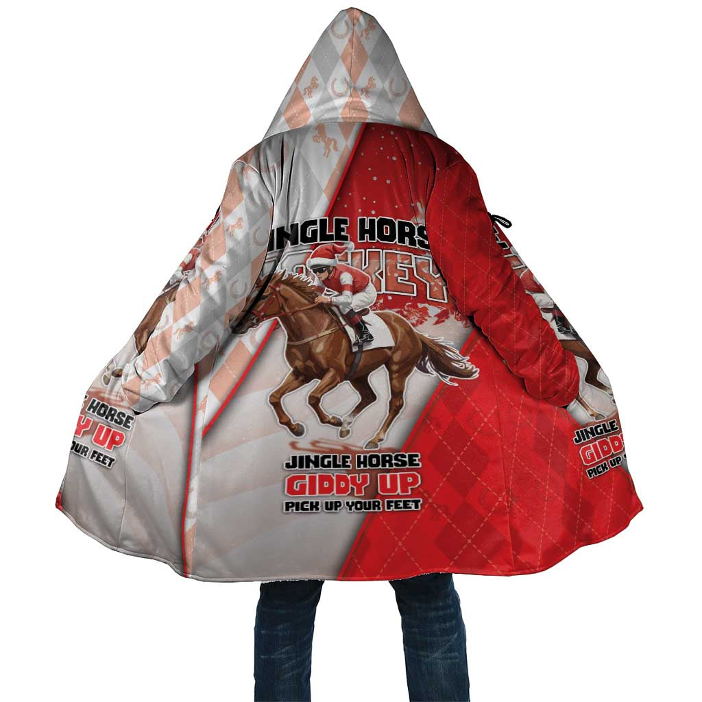 Horse Racing Christmas Cloak Giddy Up Pick Up Your Feet - Wonder Print Shop