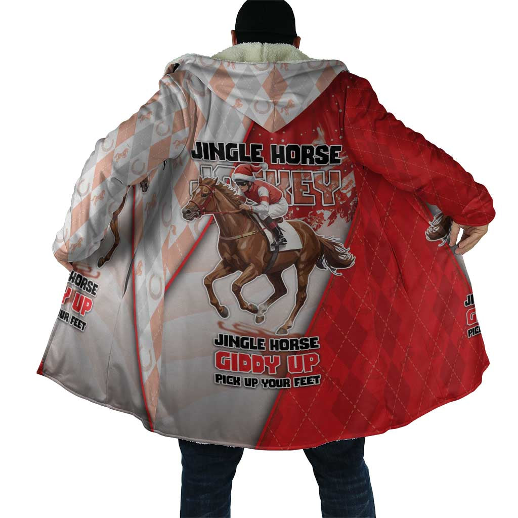 Horse Racing Christmas Cloak Giddy Up Pick Up Your Feet - Wonder Print Shop