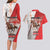 Horse Racing Christmas Couples Matching Long Sleeve Bodycon Dress and Hawaiian Shirt Giddy Up Pick Up Your Feet - Wonder Print Shop