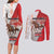 Horse Racing Christmas Couples Matching Long Sleeve Bodycon Dress and Long Sleeve Button Shirt Giddy Up Pick Up Your Feet - Wonder Print Shop