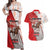 Horse Racing Christmas Couples Matching Off Shoulder Maxi Dress and Hawaiian Shirt Giddy Up Pick Up Your Feet - Wonder Print Shop