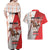 Horse Racing Christmas Couples Matching Off Shoulder Maxi Dress and Hawaiian Shirt Giddy Up Pick Up Your Feet - Wonder Print Shop