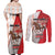 Horse Racing Christmas Couples Matching Off Shoulder Maxi Dress and Long Sleeve Button Shirt Giddy Up Pick Up Your Feet - Wonder Print Shop