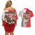 Horse Racing Christmas Couples Matching Off Shoulder Short Dress and Hawaiian Shirt Giddy Up Pick Up Your Feet - Wonder Print Shop
