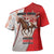 Horse Racing Christmas Cross Shoulder Shirt Giddy Up Pick Up Your Feet - Wonder Print Shop