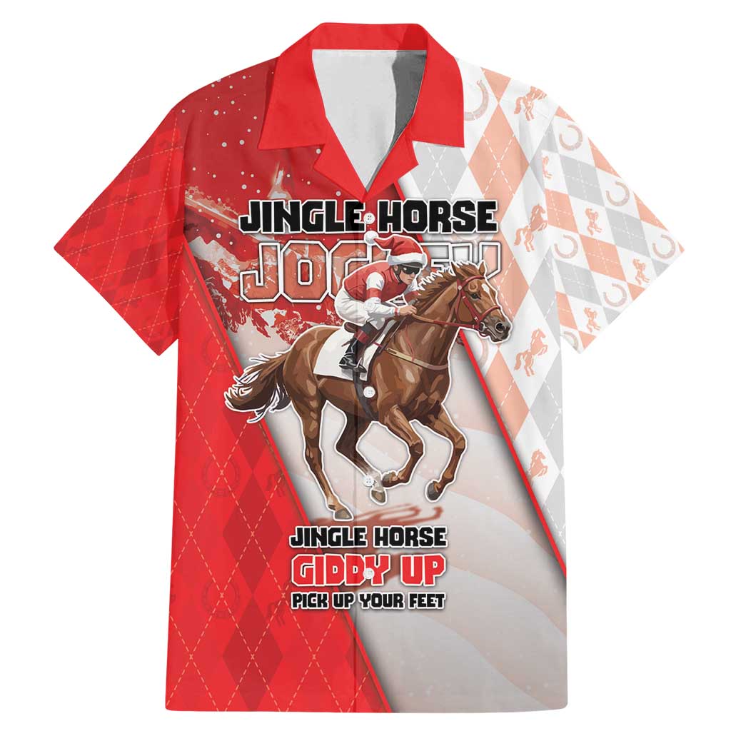 Horse Racing Christmas Family Matching Mermaid Dress and Hawaiian Shirt Giddy Up Pick Up Your Feet - Wonder Print Shop