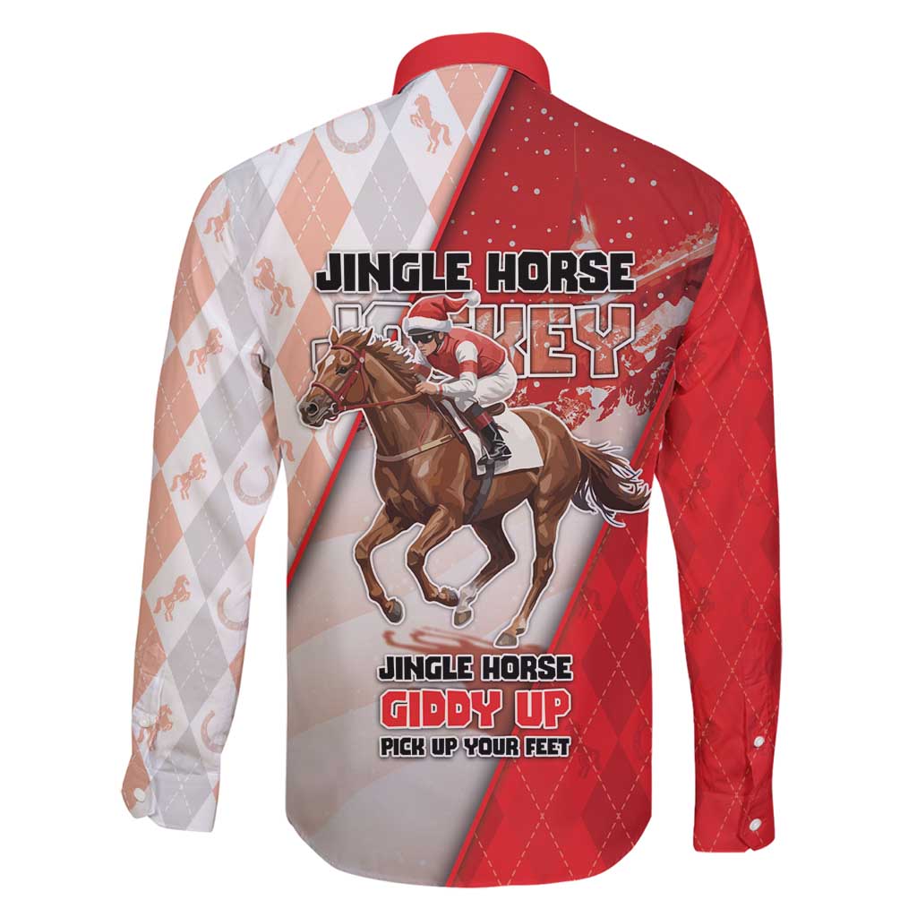 Horse Racing Christmas Family Matching Summer Maxi Dress and Hawaiian Shirt Giddy Up Pick Up Your Feet - Wonder Print Shop