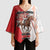 Horse Racing Christmas Kimono Sleeve Blouse Giddy Up Pick Up Your Feet - Wonder Print Shop