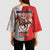Horse Racing Christmas Kimono Sleeve Blouse Giddy Up Pick Up Your Feet - Wonder Print Shop