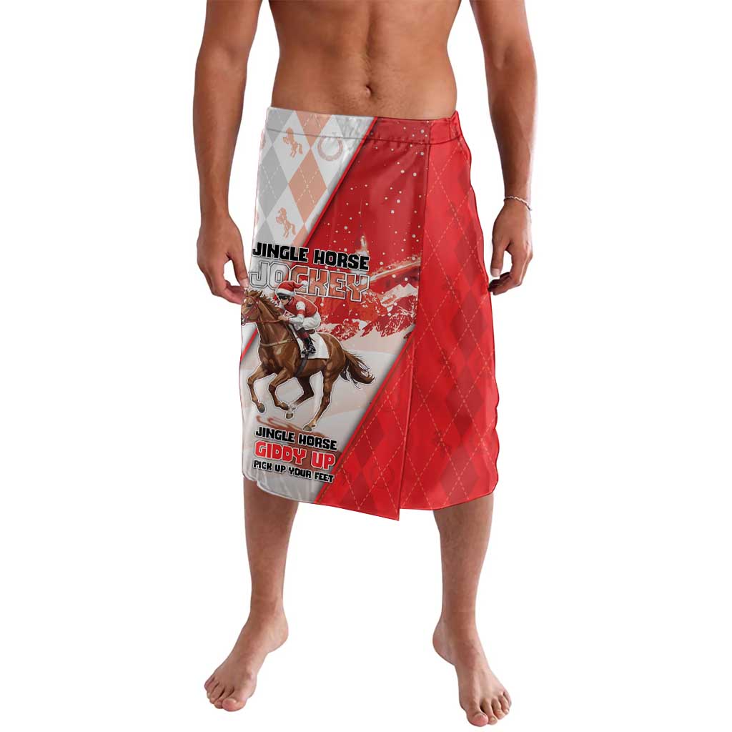 Horse Racing Christmas Lavalava Giddy Up Pick Up Your Feet - Wonder Print Shop