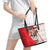 Horse Racing Christmas Leather Tote Bag Giddy Up Pick Up Your Feet - Wonder Print Shop