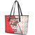 Horse Racing Christmas Leather Tote Bag Giddy Up Pick Up Your Feet - Wonder Print Shop