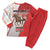 Horse Racing Christmas Pajama Set Giddy Up Pick Up Your Feet - Wonder Print Shop