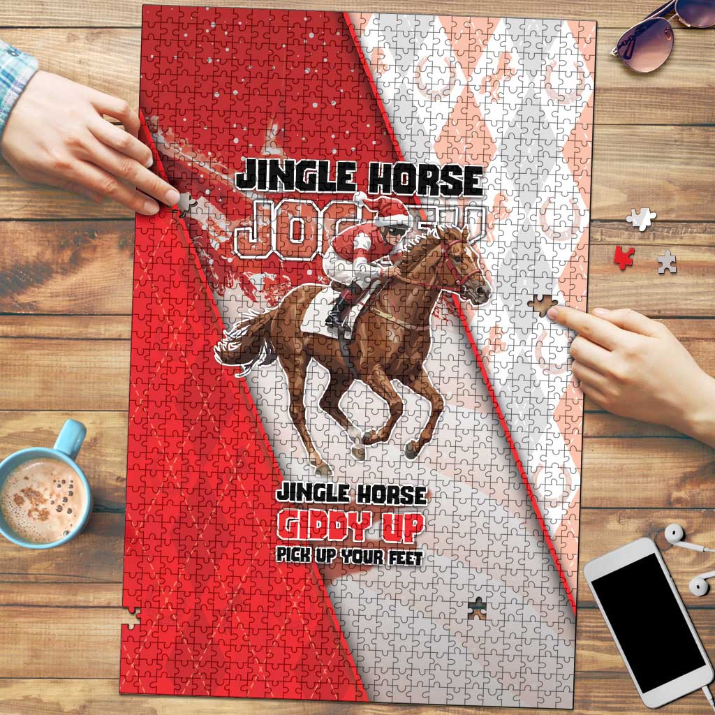 Horse Racing Christmas Puzzle Giddy Up Pick Up Your Feet - Wonder Print Shop