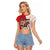 Horse Racing Christmas Raglan Cropped T Shirt Giddy Up Pick Up Your Feet - Wonder Print Shop