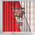 Horse Racing Christmas Shower Curtain Giddy Up Pick Up Your Feet - Wonder Print Shop