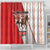 Horse Racing Christmas Shower Curtain Giddy Up Pick Up Your Feet - Wonder Print Shop