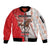 Horse Racing Christmas Sleeve Zip Bomber Jacket Giddy Up Pick Up Your Feet - Wonder Print Shop